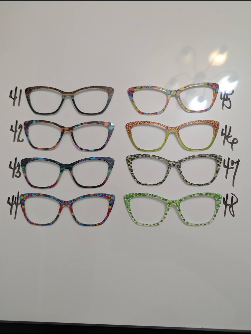 Assorted Colorful Wanda Toppers For Pair Eyewear
